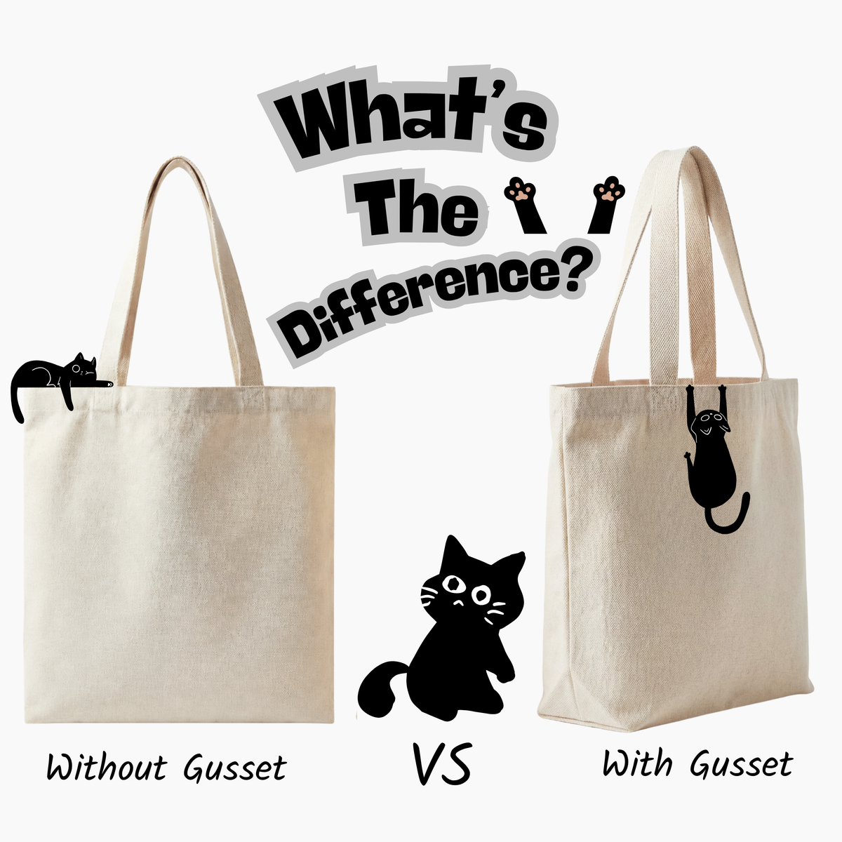 Flat vs. Gusseted Canvas Tote Bags: What’s the Difference?