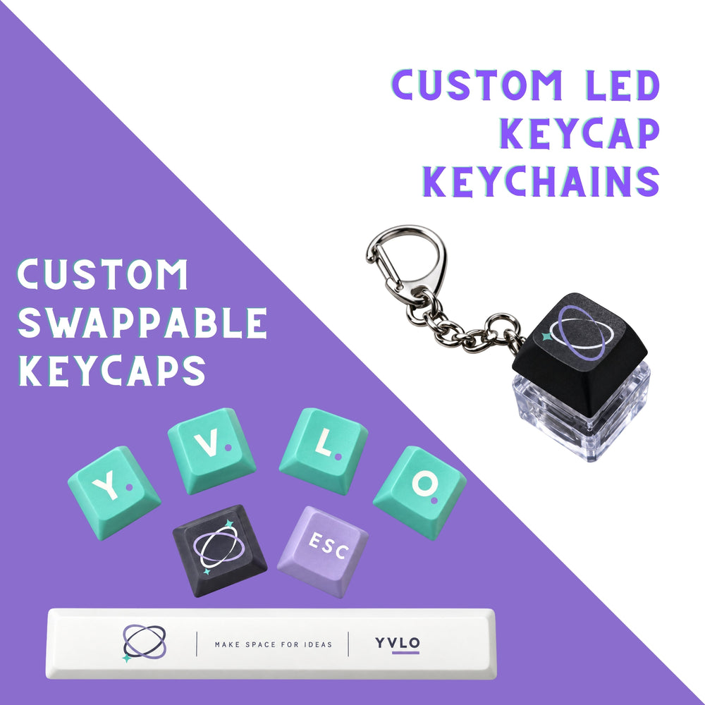 Custom LED Keycap Keychains for Events: Giveaway Ideas & Swappable Keycaps