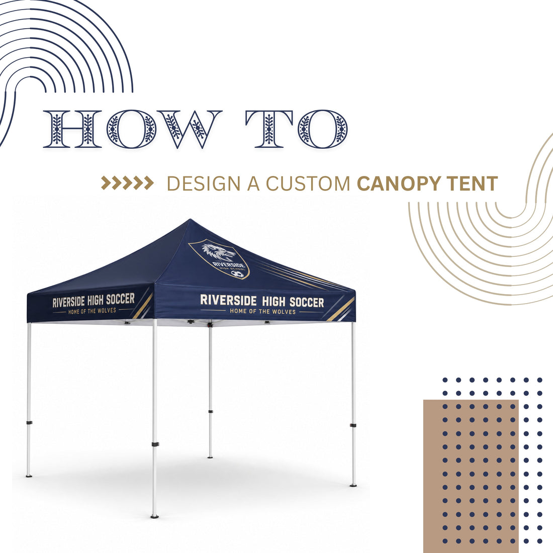 How to Design a Custom Canopy Tent: Roof, Valance & Sidewall Artwork