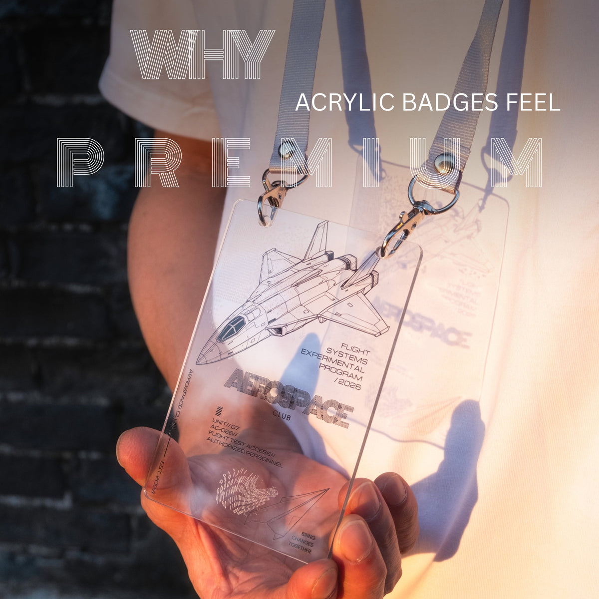 Why Acrylic Event Badges Feel Premium and Worth Keeping