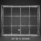 Custom Collapsible SEG Backlit Tension Fabric Display