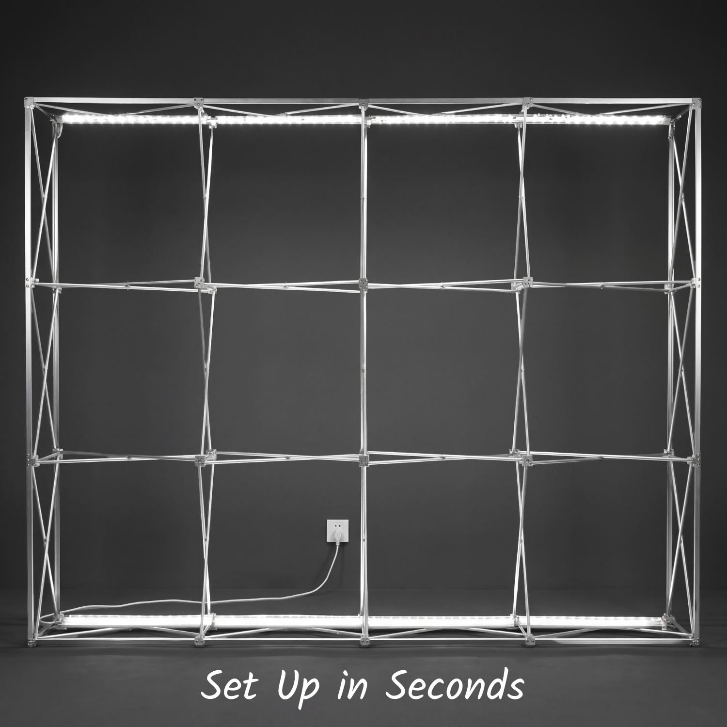 Custom Collapsible SEG Backlit Tension Fabric Display