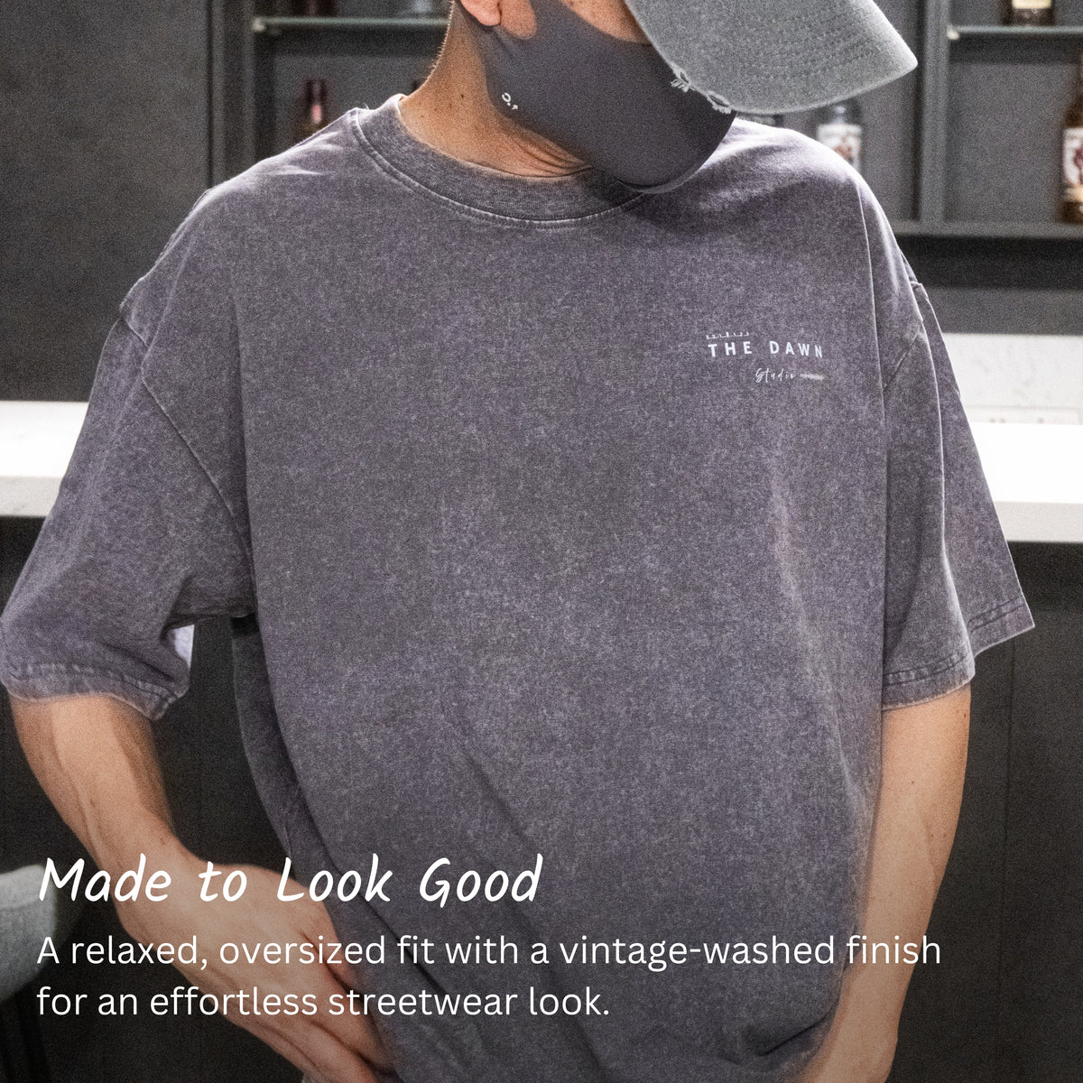 Custom 230 GSM Washed Cotton T-Shirt