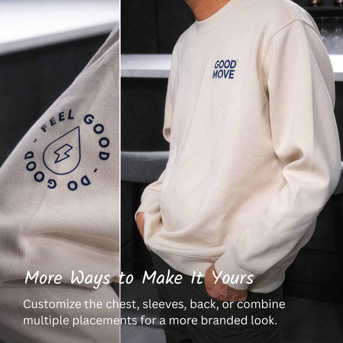 Custom 330 GSM Cotton Crewneck