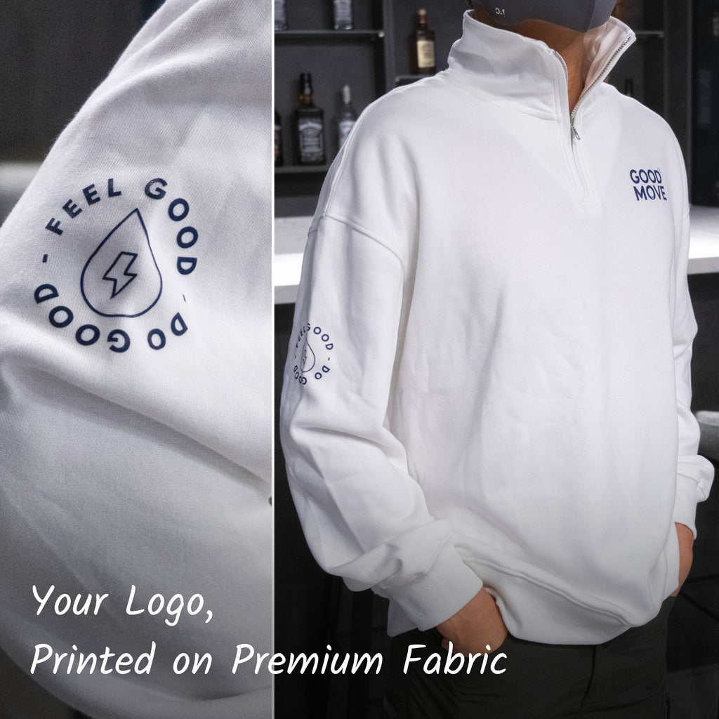 Custom 350 GSM Quarter-Zip Sweatshirt
