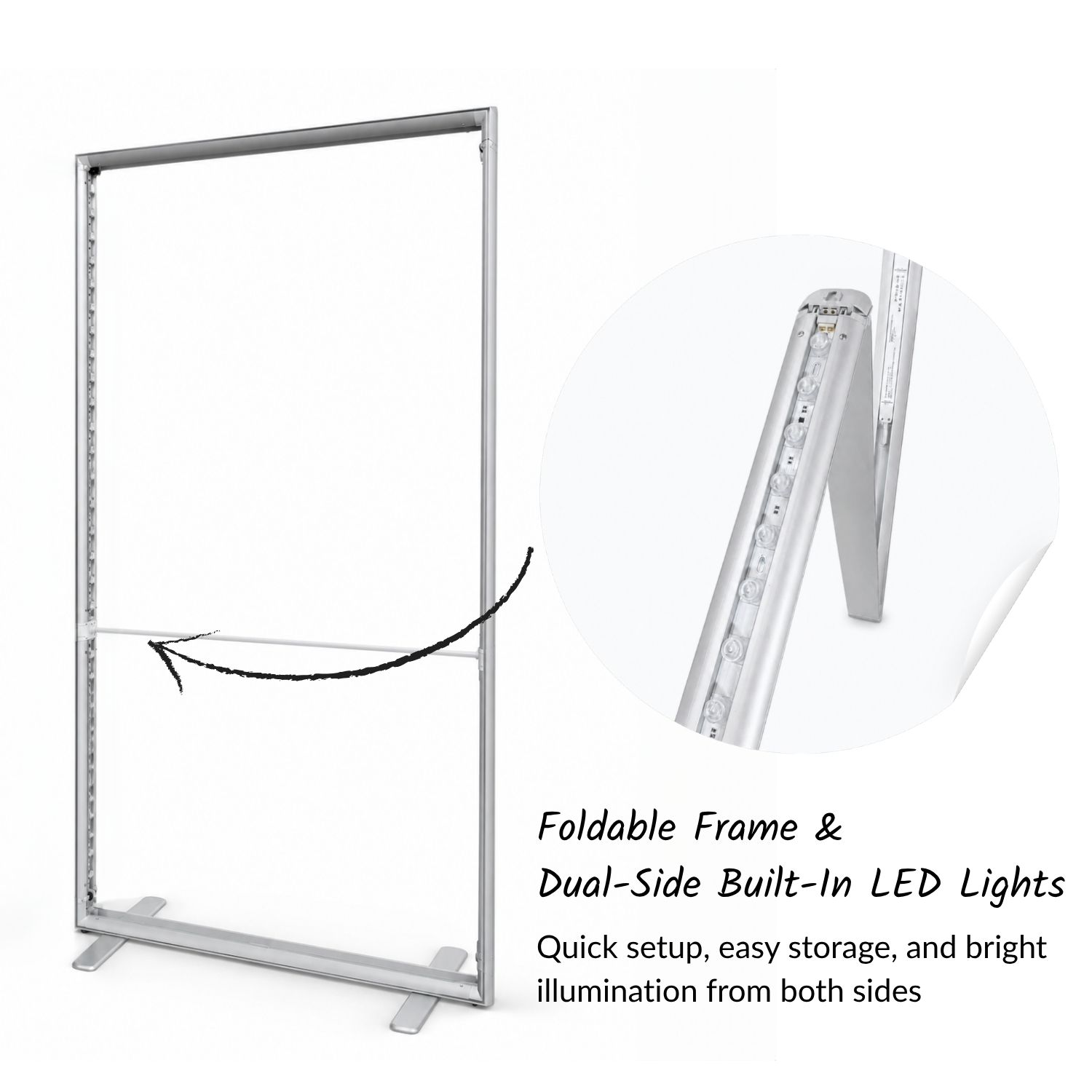 Custom Collapsible Modular SEG Lightbox Display