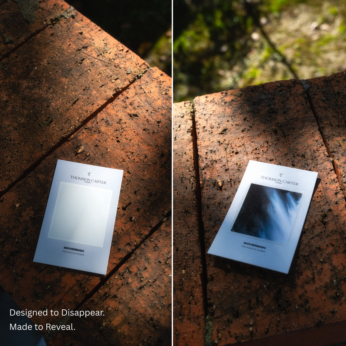 Custom Perfume Reveal Cards