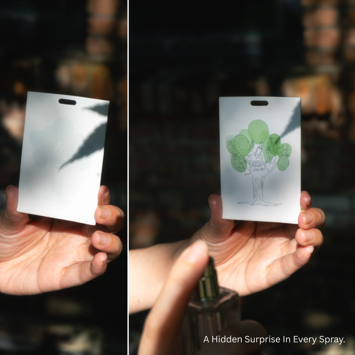 Custom Perfume Reveal Cards