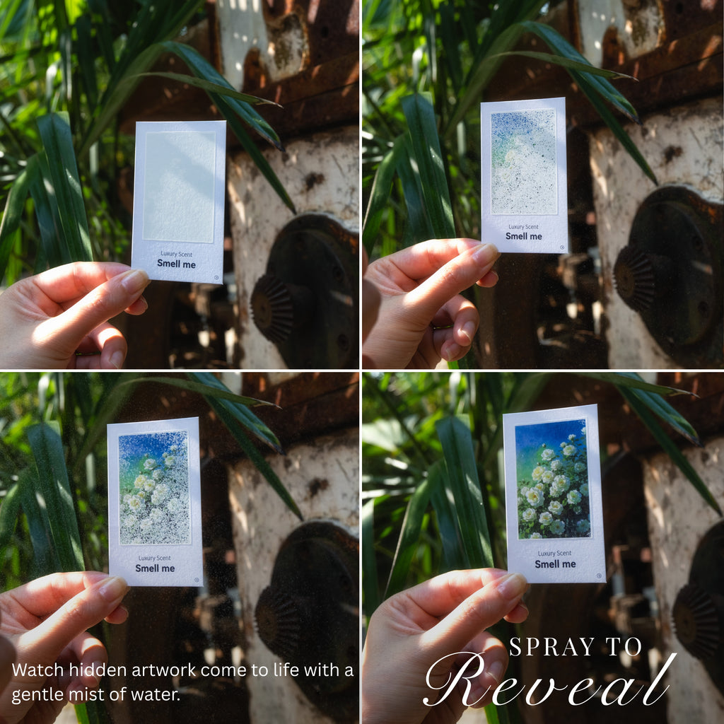 Custom Perfume Reveal Cards