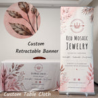 Custom Event Starter Kit – Retractable Banner & Table Cover