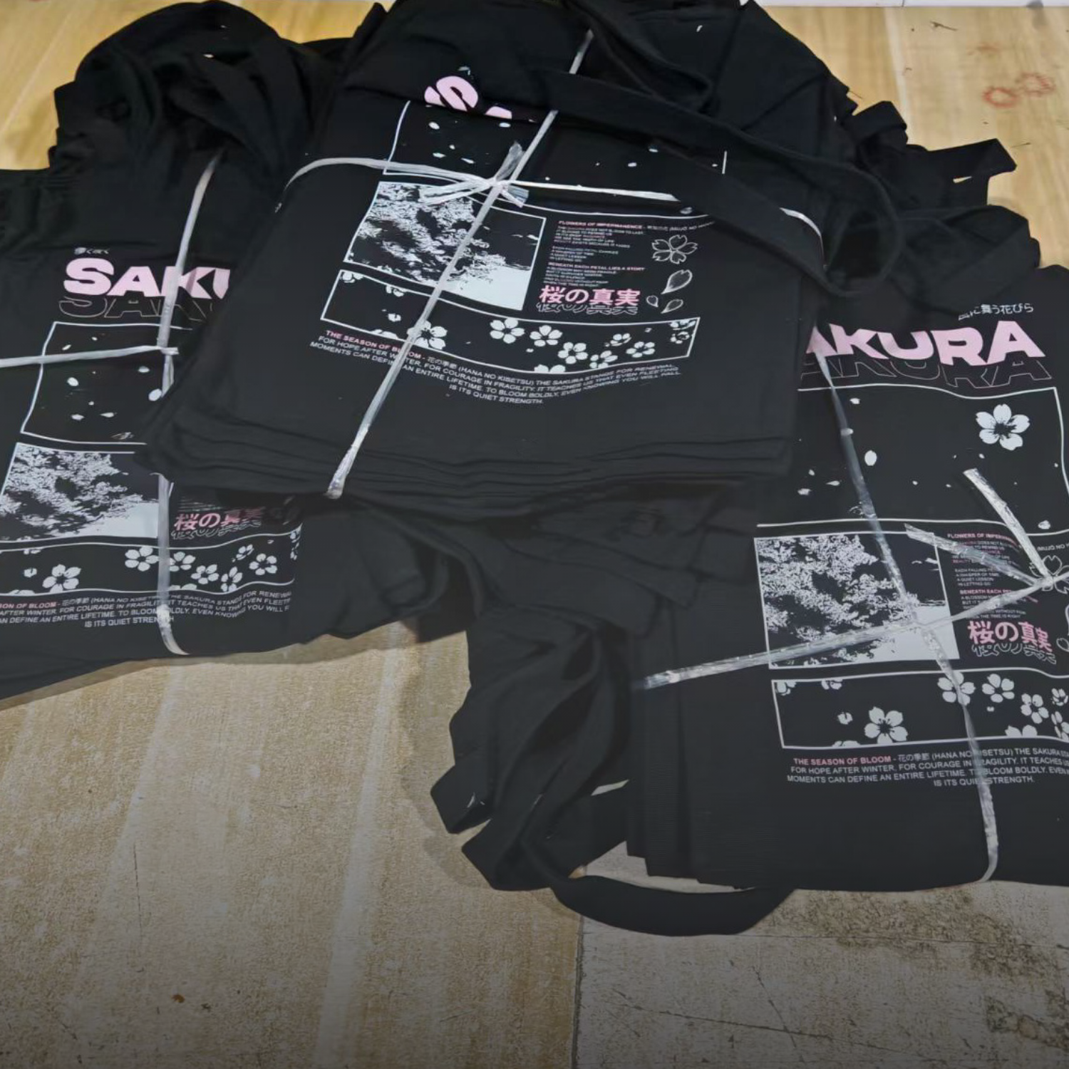Anymade Display custom event T-shirts for merch orders