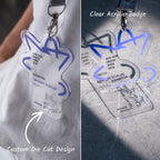 Custom Shape Acrylic Badge + FREE Lanyards
