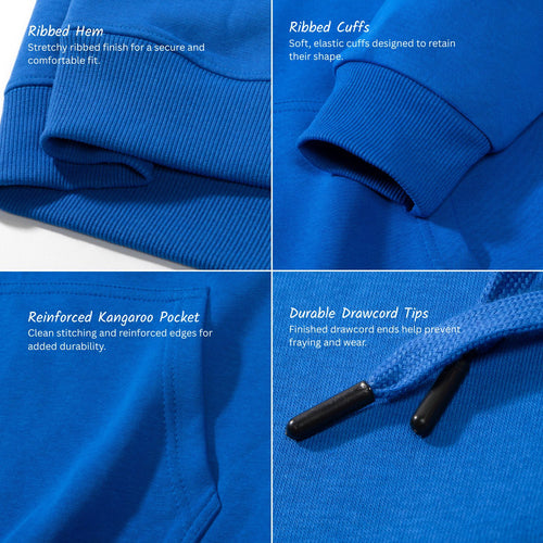 Custom 320 GSM oversized pullover hoodie product details