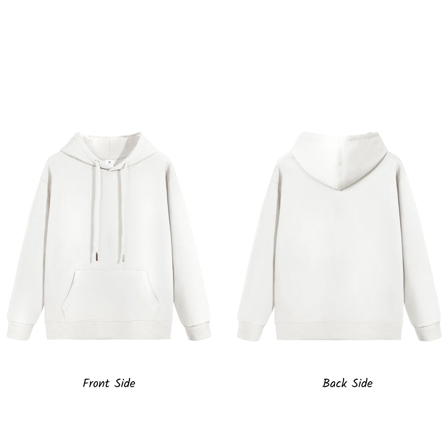 Custom oversized hoodie print customization example