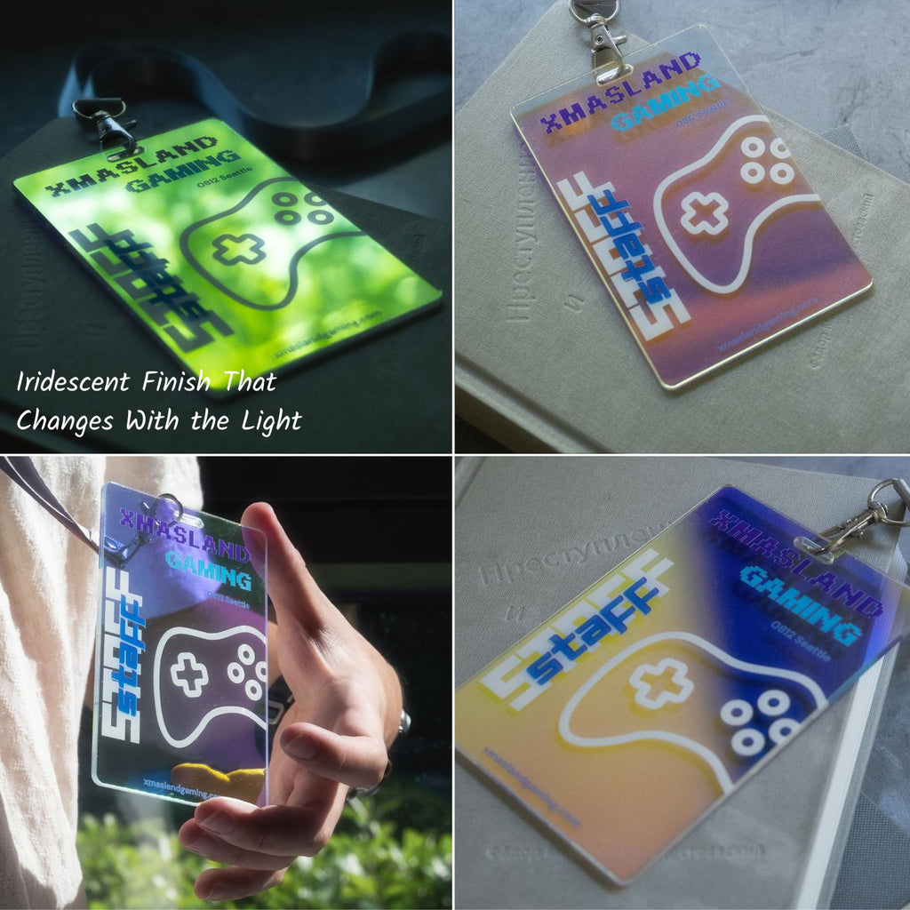 Custom Acrylic Event Badge + FREE Lanyards