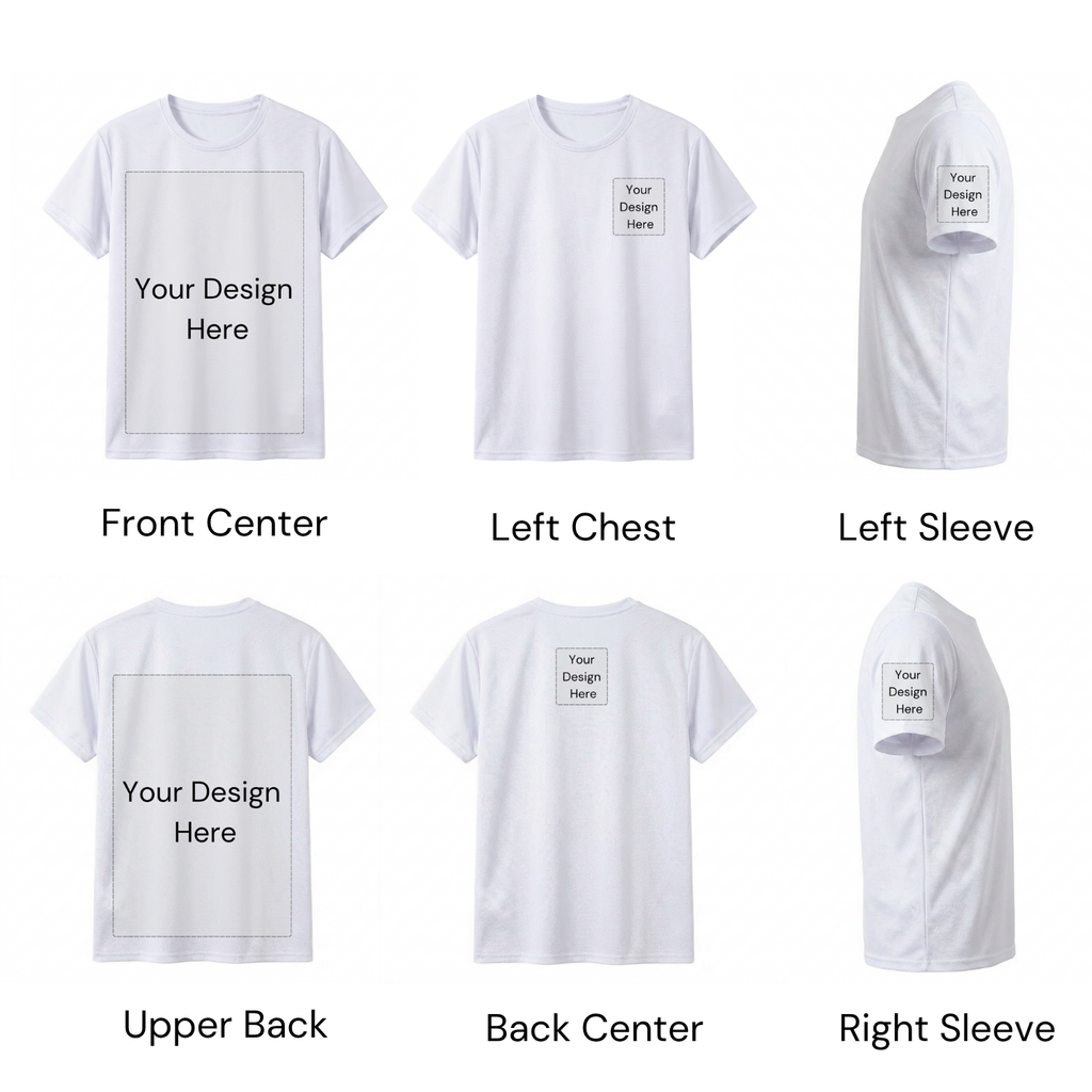 Custom Breathable Quick-Dry Mesh T-Shirt