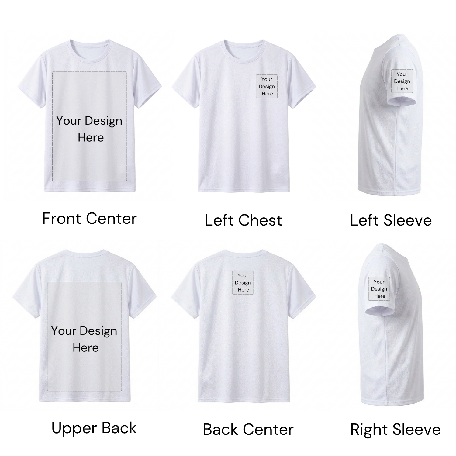 Custom Breathable Quick-Dry Mesh T-Shirt