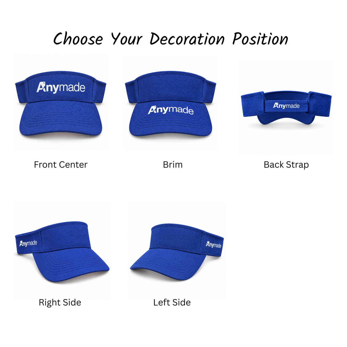 Custom Open-Top Sun Visor