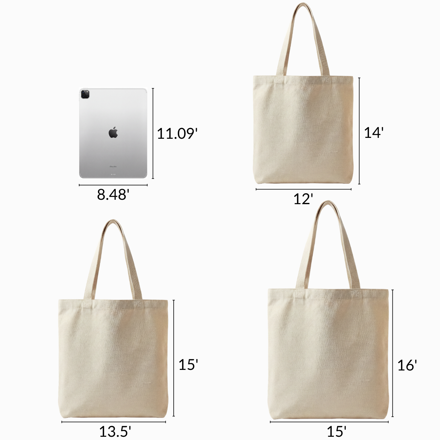 Custom Cotton Canvas Tote Bag