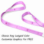Custom Event Badge With FREE Lanyards