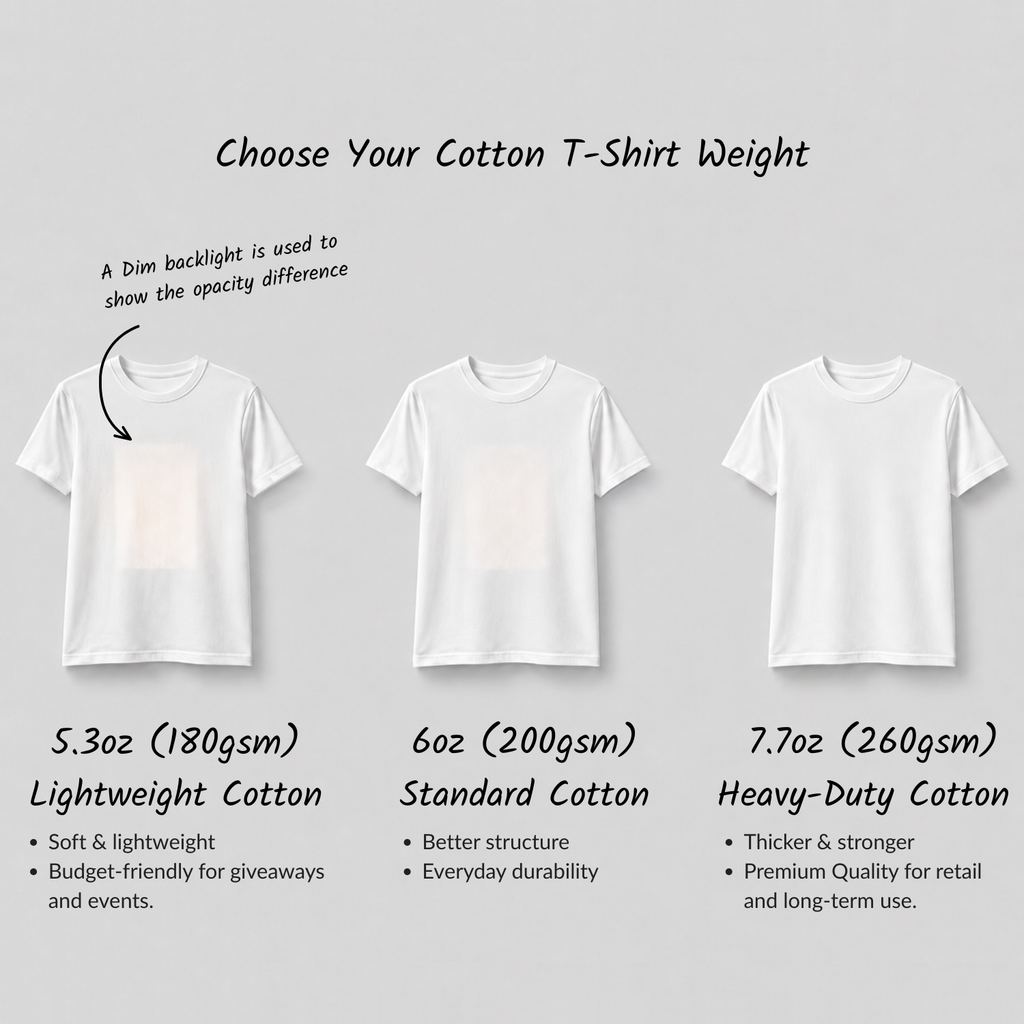 Custom 100% Cotton T-Shirts