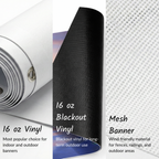 Custom Horizontal Vinyl & Mesh Banner