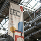 Custom Vertical Vinyl & Mesh Banner