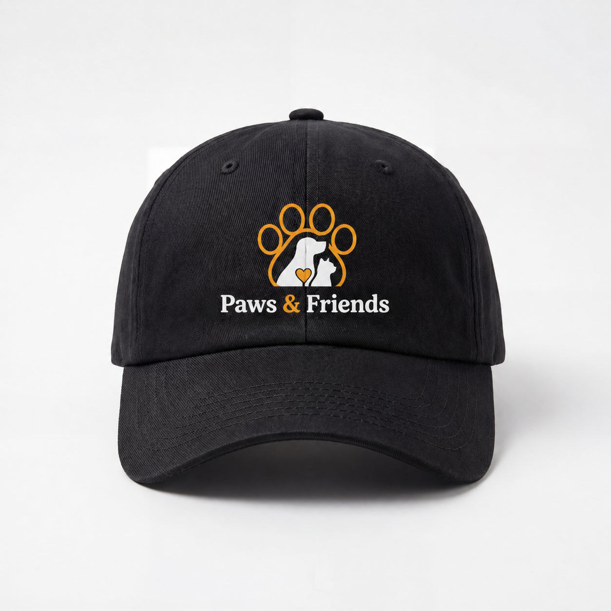 Custom 5-Panel Structured Cotton Baseball Cap
