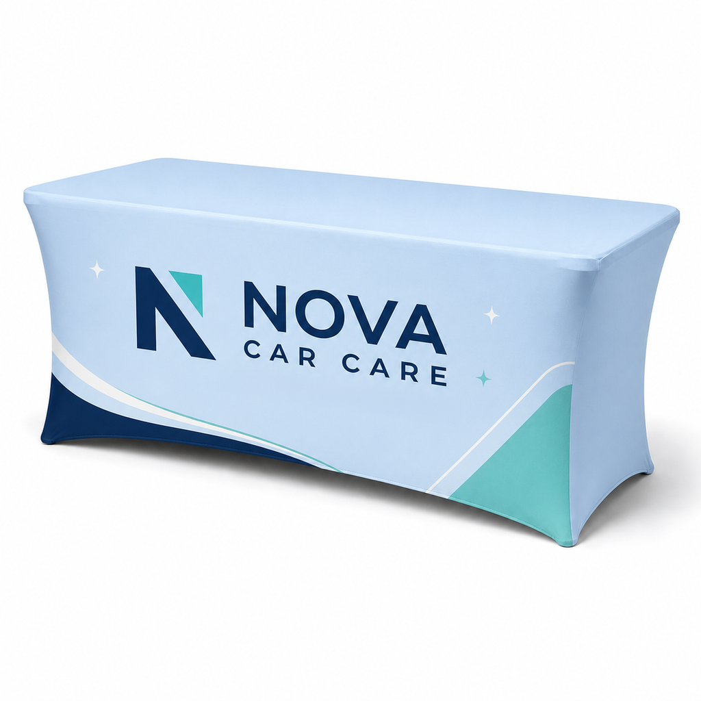 Custom Stretched Table Cloth