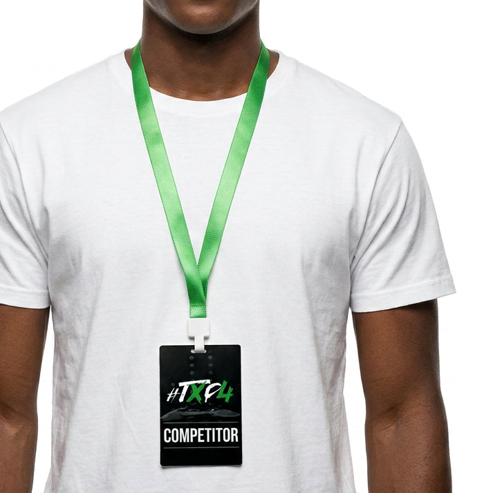 Custom Event Badge With FREE Lanyards