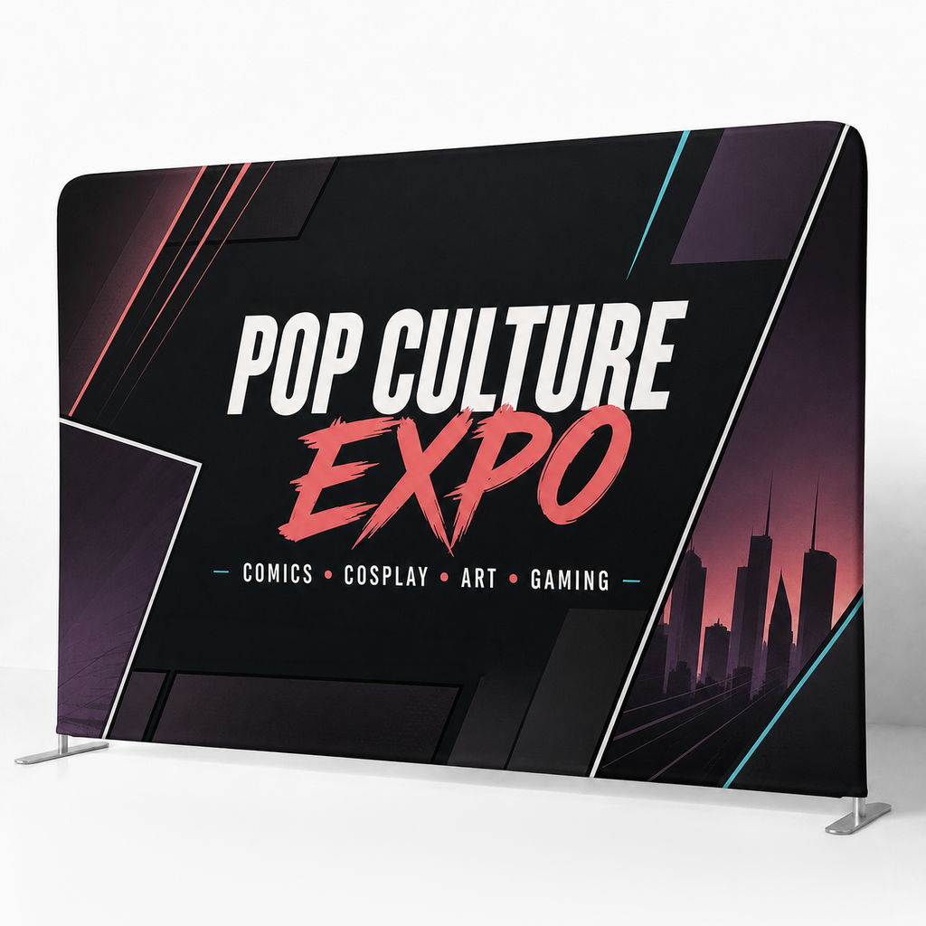 Custom Tension Fabric Background Banner