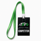 Custom Event Badge With FREE Lanyards