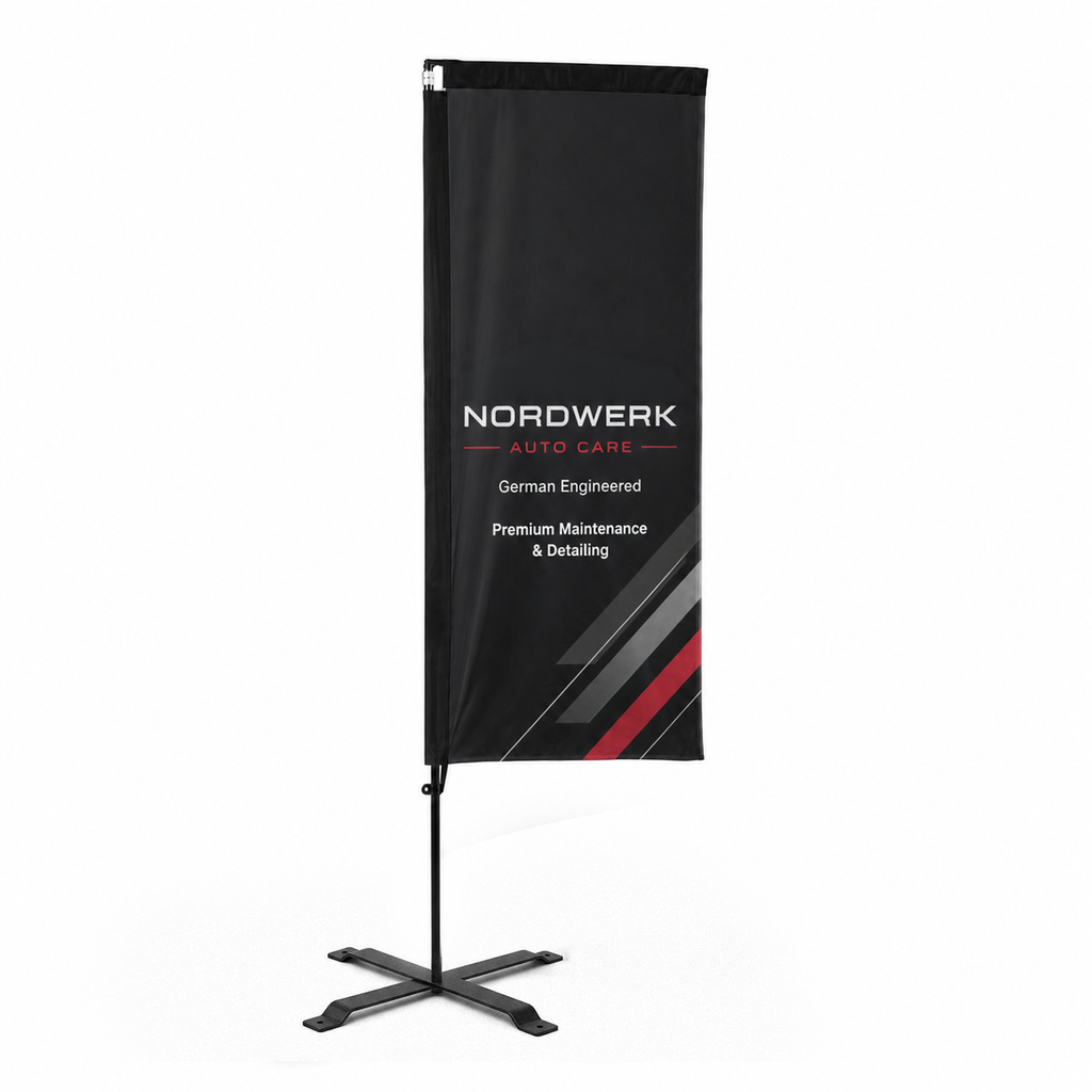 Custom Rectangle Feather Flag