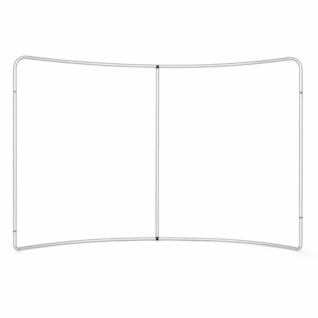Custom Curved Tension Fabric Backdrop