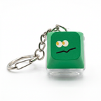 Custom Clickable LED Keycap Keychain