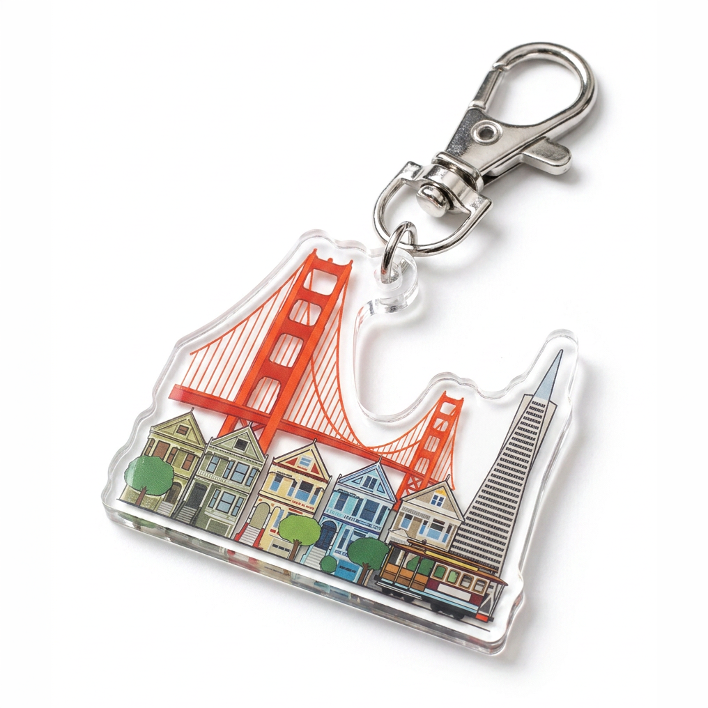 Custom Clear Acrylic Keychains