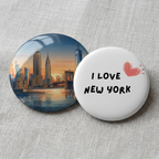 Custom Round Button Pins