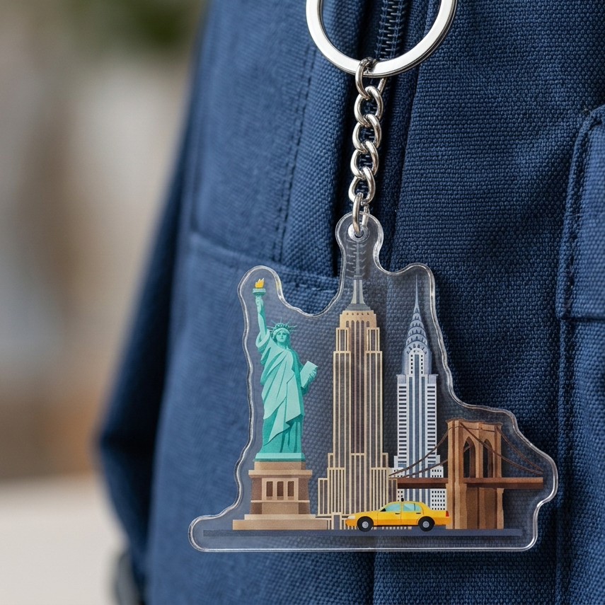 Custom Clear Acrylic Keychains