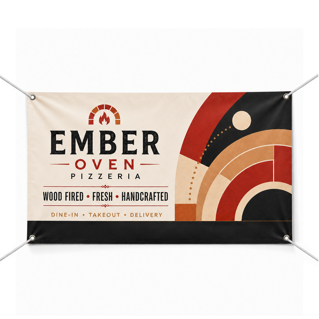 Custom Horizontal Vinyl & Mesh Banner