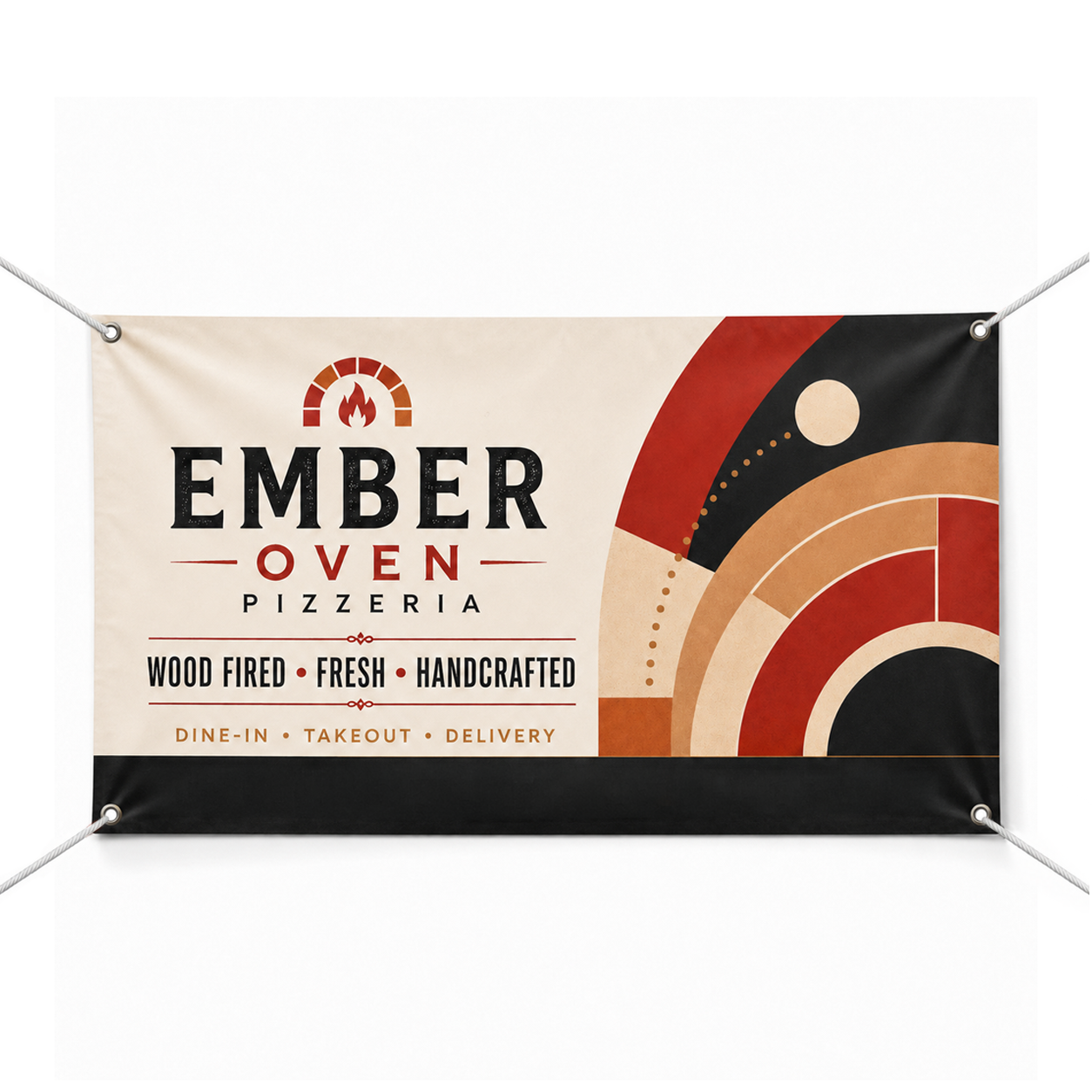 Custom Horizontal Vinyl & Mesh Banner