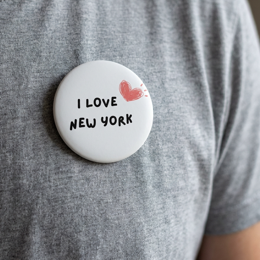 Custom Round Button Pins